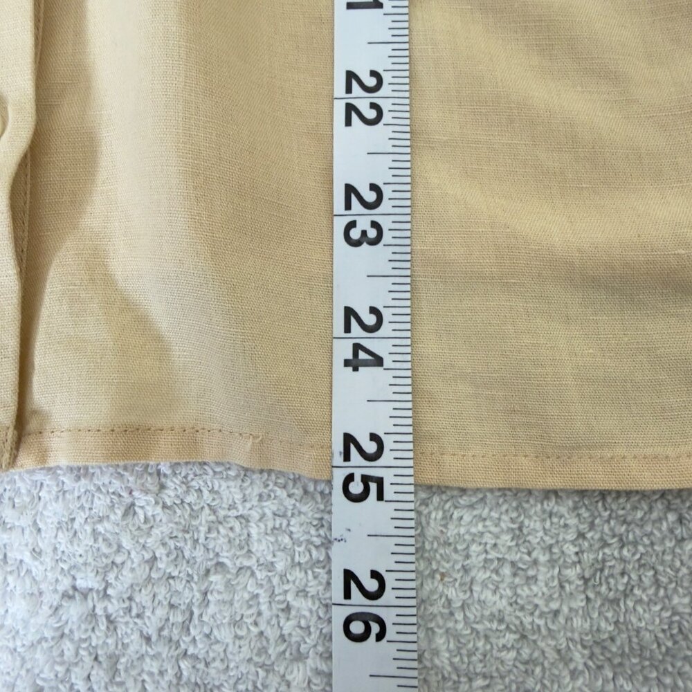 NWT Sézane Donia Blouse Beige Linen/Cotton Blend Lace Long Sleeve T44/UK16/US - Picture 14 of 16